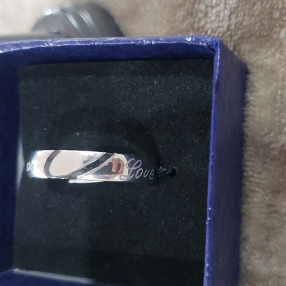 1 Pcs His And Her Titanium Steel Heart Shape Ring Love Jewelry Size 6/9/10/11 - Picture 3 of 8